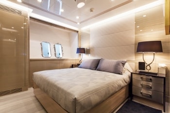 2014 164' Moonraker yacht guest stateroom