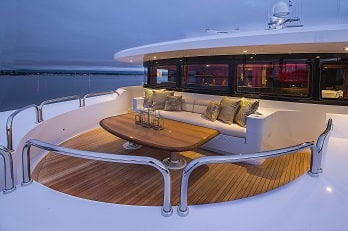 164' Silver Lining yacht bow