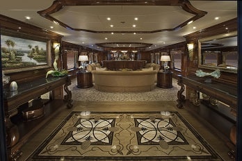164' Silver Lining yacht living